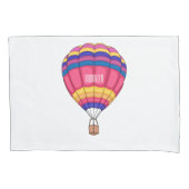 Cartoon für Heißluftballon Kissenbezug (Vorderseite)