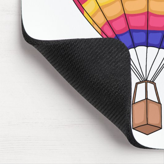 Cartoon für Heißluftballon Mousepad (Ecke)