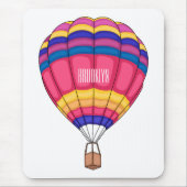 Cartoon für Heißluftballon Mousepad (Vorne)