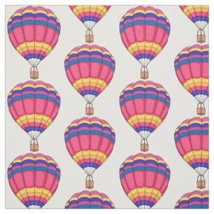 Cartoon für Heißluftballon Stoff