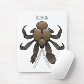 Cartoon für Kokosnuss Mousepad (Mit Mouse)