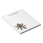 Cartoon für Kokosnuss Notizblock (angewinkelt)