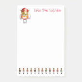 Cartoon für kundenspezifische Nutty Nutcrackers Post-it Klebezettel (Vorderseite)