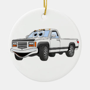 Cartoon für Lastwagen Keramik Ornament