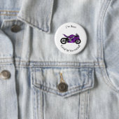 Cartoon für lila Motorräder Button (Beispiel)