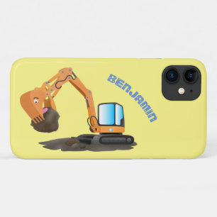 Cartoon für niedlich-orange-Bagger Case-Mate iPhone Hülle