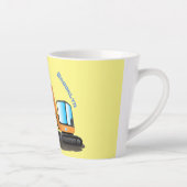 Cartoon für niedlich-orange-Bagger Milchtasse (Rechts)