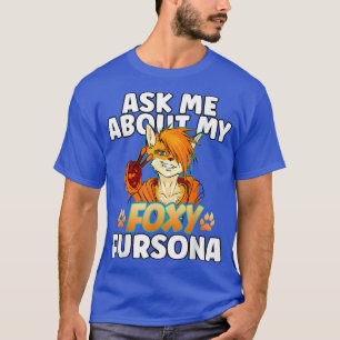 Cartoon für Niedliche Furry Fersona Fursuit Funny T-Shirt
