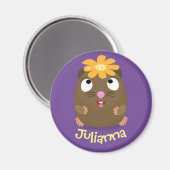 Cartoon für niedliche Guinea Magnet (Vorderseite/Rückseite)