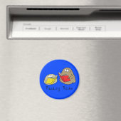 Cartoon für niedliche Lesedokumente Magnet (In Situ (Geschirrspüler))