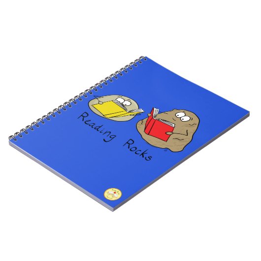 Cartoon für niedliche Lesedokumente Notizblock (Linke Seite)