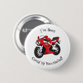 Cartoon für niedliche Motorräder Button (Vorne & Hinten)