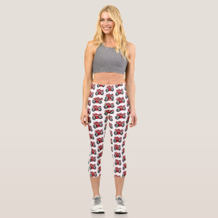Cartoon für niedliche Motorräder Capri Leggings