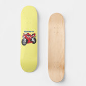 Cartoon für niedliche Motorräder Skateboard (Vorderseite)