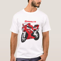 Cartoon für niedliche Motorräder