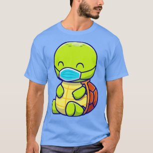 Cartoon für niedliche Schildkrötentrage T-Shirt