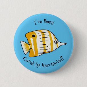 Cartoon für niedliche Schmetterlinge Button