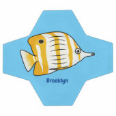 Cartoon für niedliche Schmetterlinge Fußball (Flach)