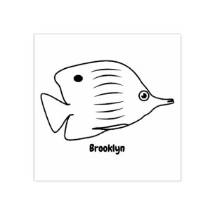 Cartoon für niedliche Schmetterlinge Gummistempel