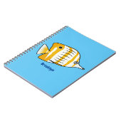 Cartoon für niedliche Schmetterlinge Notizblock (Linke Seite)