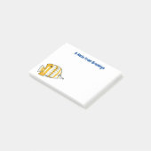 Cartoon für niedliche Schmetterlinge Post-it Klebezettel (angewinkelt)