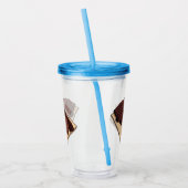 Cartoon für Rindenbrust Acryltrinkbecher (Links)