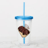 Cartoon für Rindenbrust Acryltrinkbecher (Vorderseite)