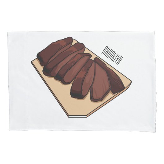 Cartoon für Rindenbrust Kissenbezug (Vorderseite)