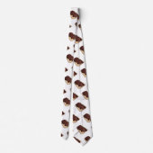 Cartoon für Rindenbrust Krawatte (Rückseite)