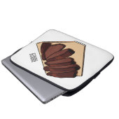 Cartoon für Rindenbrust Laptopschutzhülle (Vorne Knopf)