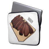 Cartoon für Rindenbrust Laptopschutzhülle (Vorderseite Links)