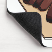 Cartoon für Rindenbrust Mousepad (Ecke)