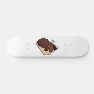 Cartoon für Rindenbrust Skateboard