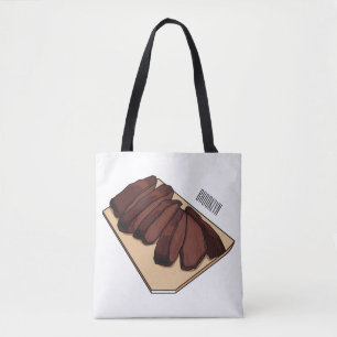 Cartoon für Rindenbrust Tasche