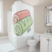 Cartoon für Rollen/Rollen Duschvorhang (Beispiel)