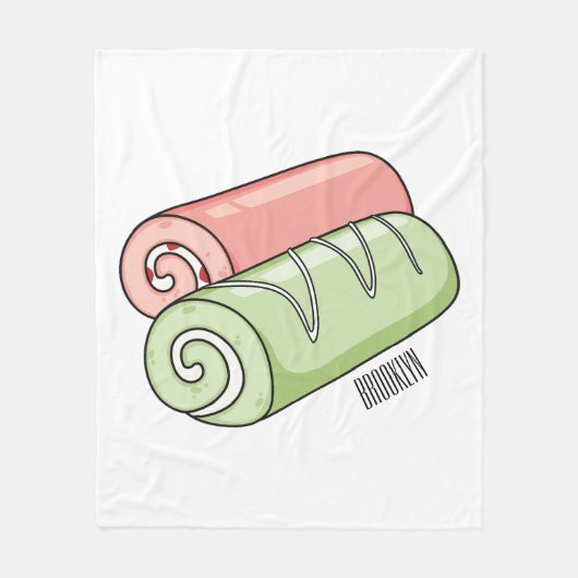 Cartoon für Rollen/Rollen Fleecedecke (Vorderseite)