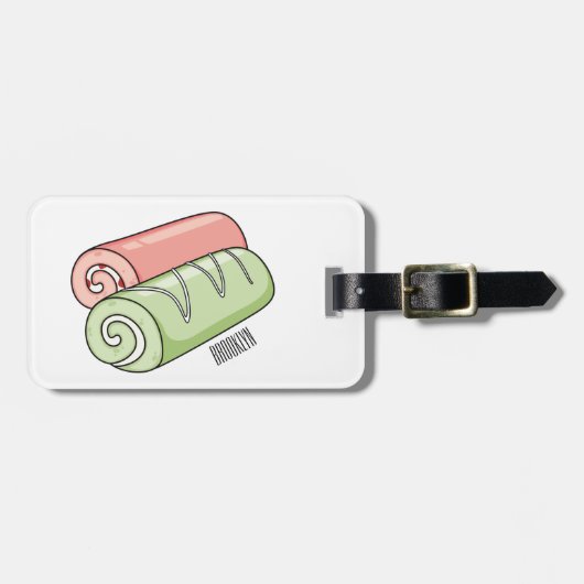 Cartoon für Rollen/Rollen Gepäckanhänger (Vorderseite horizontal)