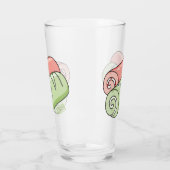 Cartoon für Rollen/Rollen Glas (Links)