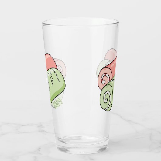 Cartoon für Rollen/Rollen Glas (Links)