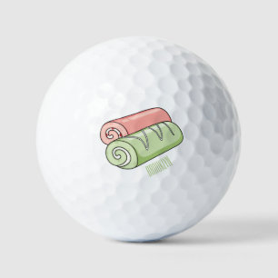 Cartoon für Rollen/Rollen Golfball