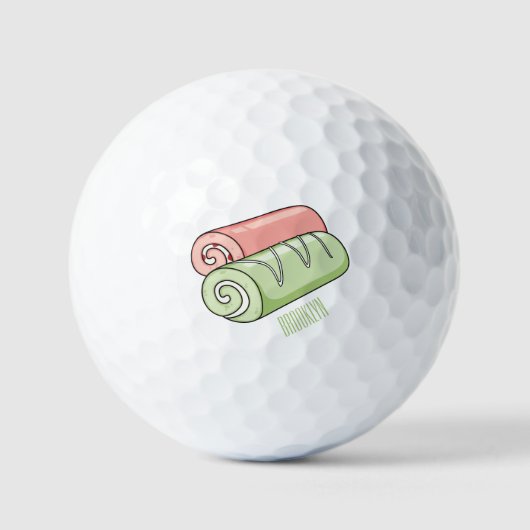 Cartoon für Rollen/Rollen Golfball (Vorderseite)
