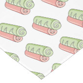 Cartoon für Rollen/Rollen Kurzer Tischläufer (Ecke)