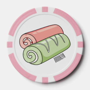 Cartoon für Rollen/Rollen Pokerchips