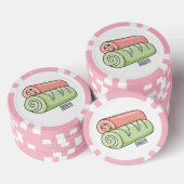 Cartoon für Rollen/Rollen Pokerchips (Stapel)