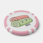 Cartoon für Rollen/Rollen Pokerchips (Einzeln)