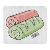 Cartoon für Rollen/Rollen Schneidebrett (Vorderseite)