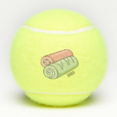 Cartoon für Rollen/Rollen Tennisbälle (Rückseite)