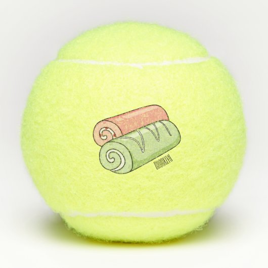 Cartoon für Rollen/Rollen Tennisbälle (Vorderseite)