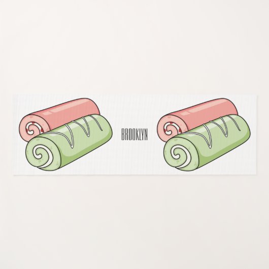 Cartoon für Rollen/Rollen Yogamatte (Vorderseite (Horizontal))