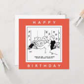 Cartoon für rückwärtsgerichtete Objekte Karte (Vorderseite/Rückseite Beispiel)